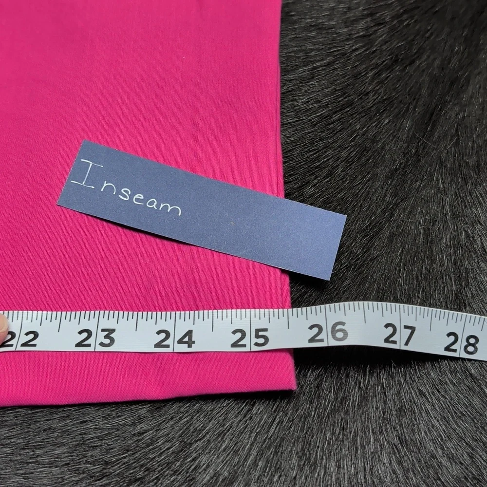 Liz Claiborne 16 Ankle Pants Ladies Pink Emma - Picture 8 of 12